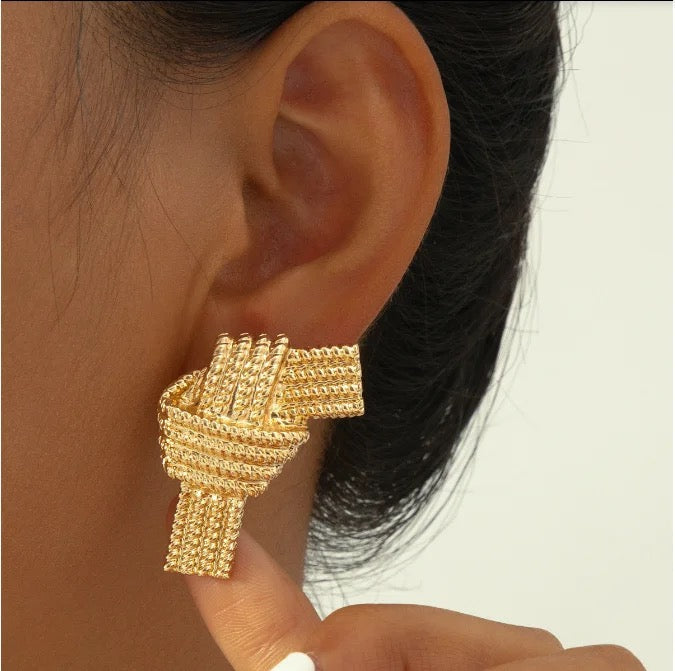 Geo Knot Earrings